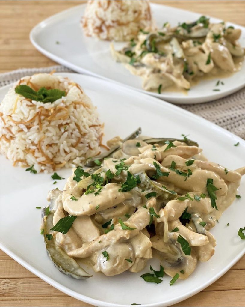 Chicken Stroganoff